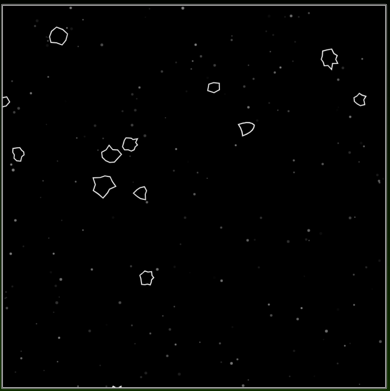 asteroids game screenshot
